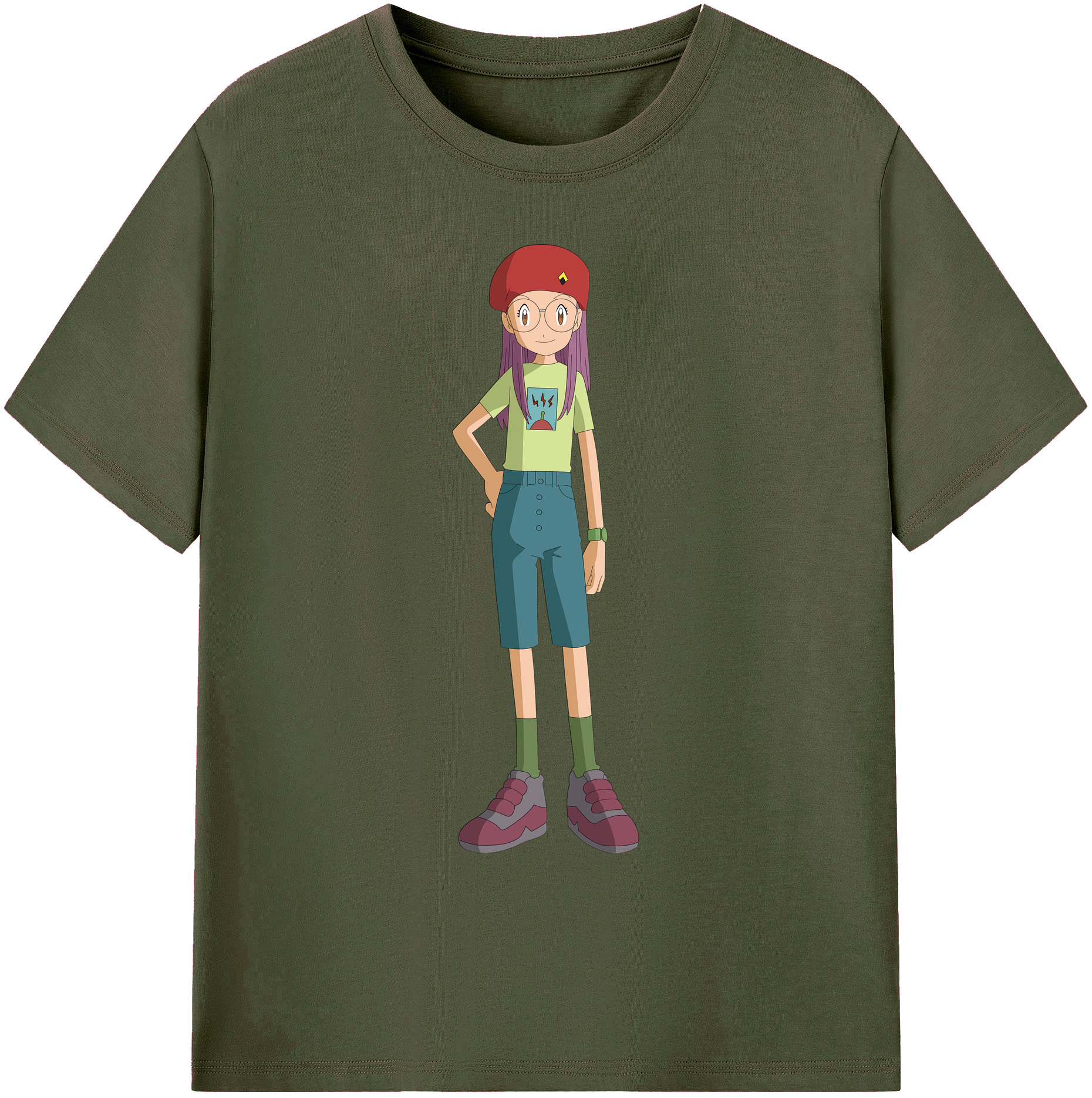 （画像用） Digimon デジタルモンスター/デジモン 綿100％ メンズ半袖Tシャツ｜肌触りやわらか＆通気性